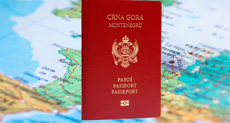 Montenegro passport