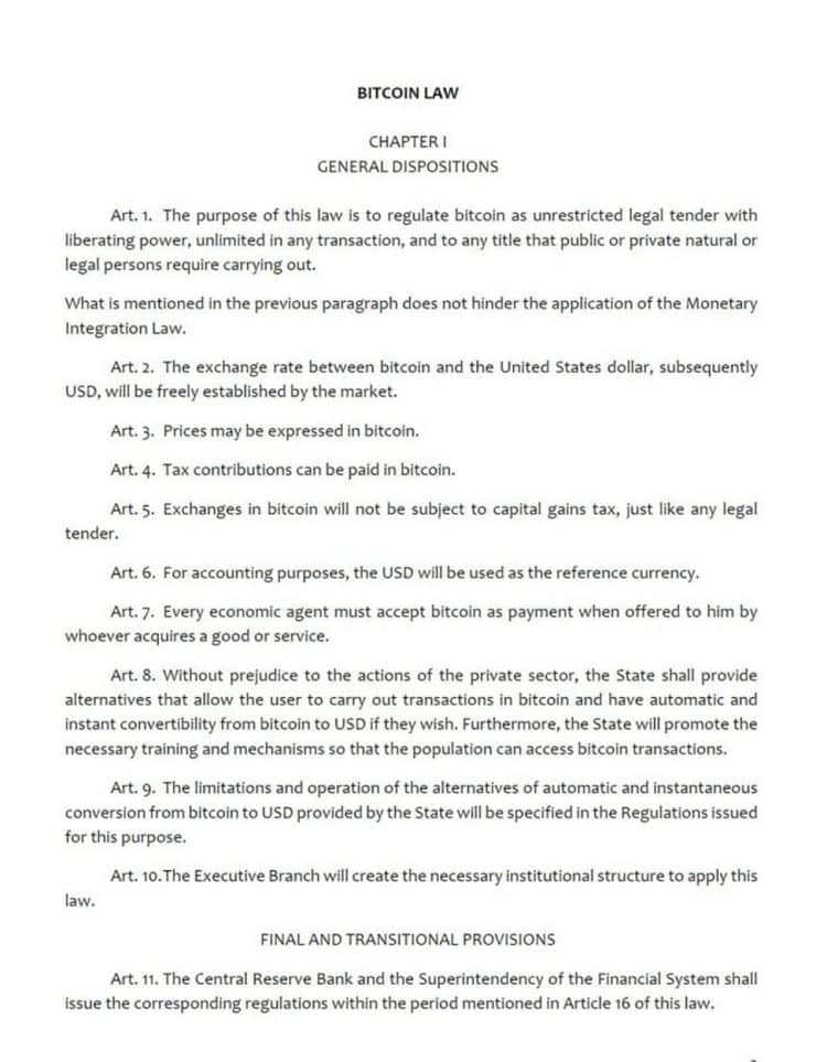Law of El Salvador