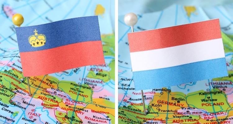 Liechtenstein and Luxembourg