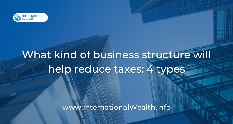 what are the 4 types of business structures