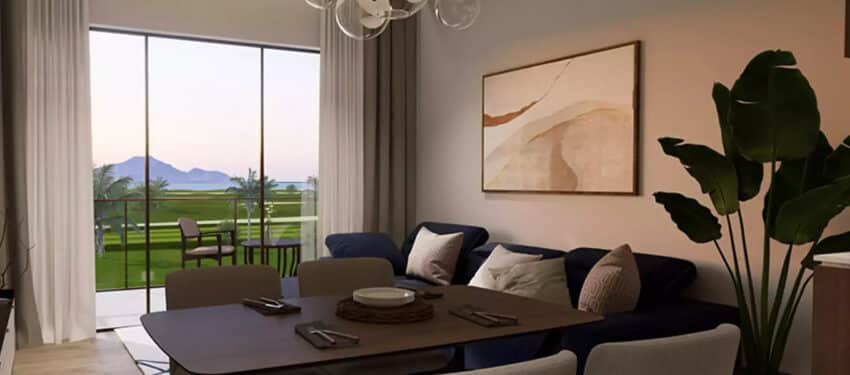 apartments in the Solaris residential complex 