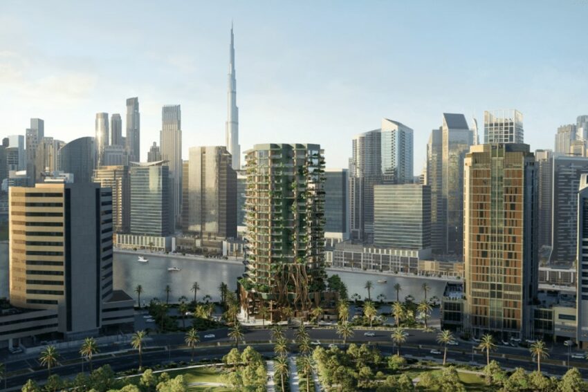 A Skyscraper with a Green Façade by R.evolution